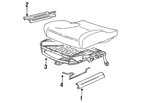 1992 Volkswagen Cabriolet Tracks & Components
