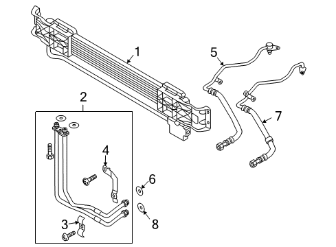 2009 Volkswagen CC Trans Oil Cooler