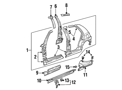 1999 Volkswagen Golf Plug Diagram for 1H0-867-199-01C