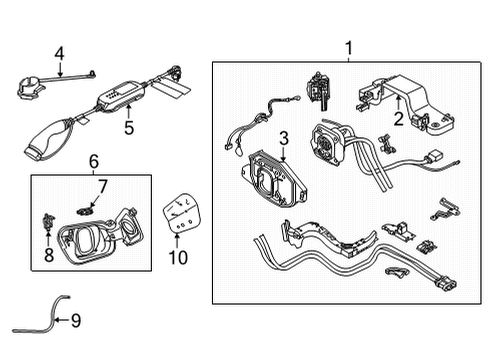 2023 Volkswagen ID.4 Electrical Components - Quarter Panel