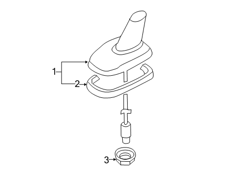 2017 Volkswagen Passat Antenna & Radio Diagram 1