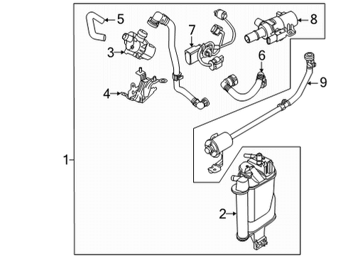 2024 Volkswagen Taos Emission Components