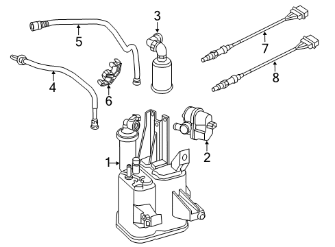 2018 Volkswagen Beetle Emission Components