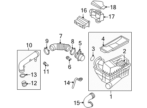 2016 Volkswagen Eos Air Intake
