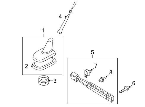2011 Volkswagen Tiguan Antenna & Radio