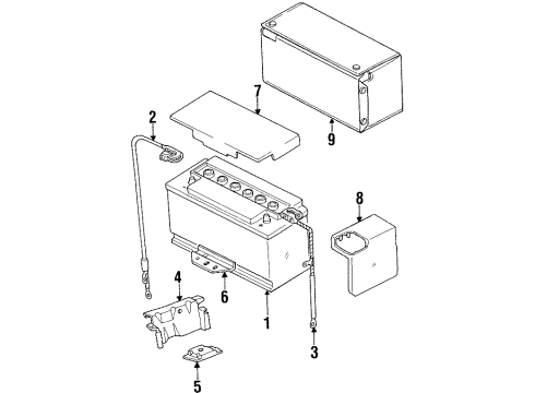 1995 Volkswagen Passat Battery