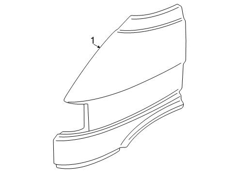 2000 Volkswagen EuroVan Fender & Components