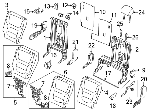 2011 Volkswagen Touareg Control Module Diagram for 3AA-959-772