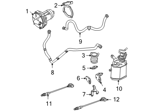 2002 Volkswagen Beetle Valve Diagram for 022-131-101-F