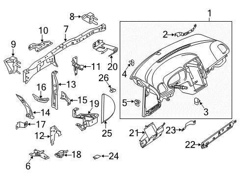 2014 Volkswagen GTI Lock Cylinder Diagram for 107-857-113-JD