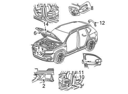 2024 Volkswagen Taos Information Labels