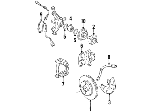 1995 Volkswagen Passat Anti-Lock Brakes