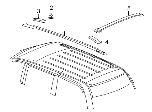 2012 Volkswagen Routan Luggage Carrier