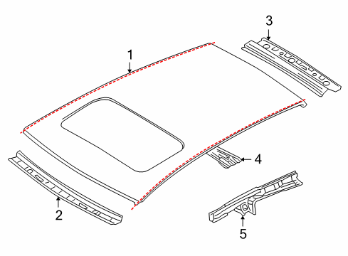 2013 Volkswagen Golf R Roof & Components