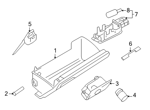 2013 Volkswagen Jetta Glove Box