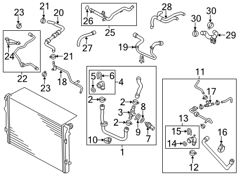2014 Volkswagen Beetle Oxygen Sensor Diagram for 06K-906-262-AG