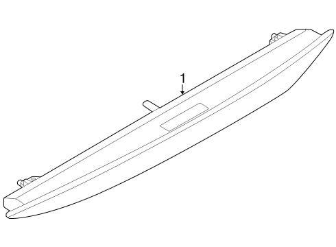 2022 Volkswagen Golf R High Mount Lamps