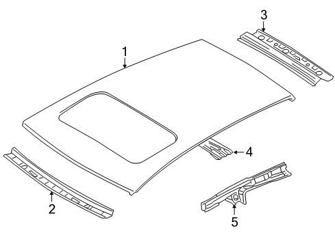 2011 Volkswagen GTI Roof & Components