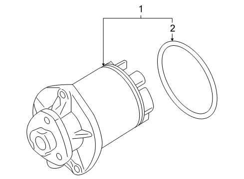 2010 Volkswagen Golf Water Pump Diagram 1