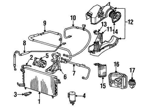 1986 Volkswagen Golf Mount Bracket Diagram for 027-260-881