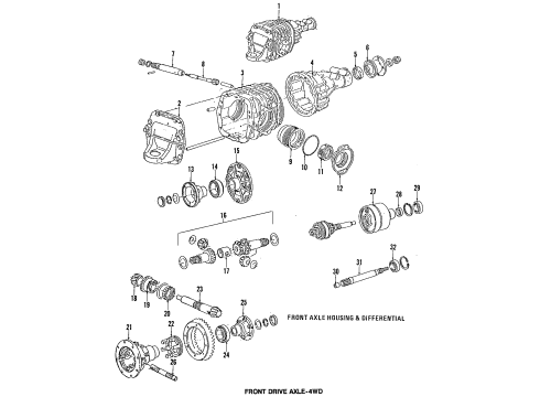 1986 Volkswagen Vanagon Front Axle, Differential