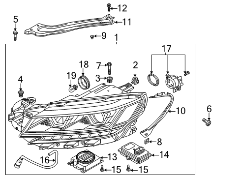 2020 Volkswagen Passat Headlamps