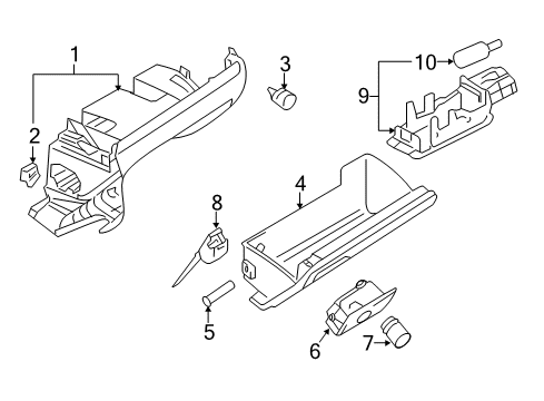 2017 Volkswagen Jetta Glove Box