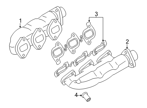 2011 Volkswagen Touareg Exhaust Manifold Diagram 2