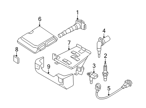 Ignition Coil Diagram for 022-905-715-D