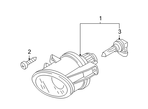 2008 Volkswagen Passat Fog Lamps