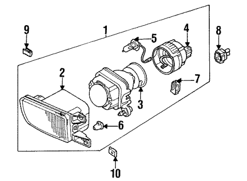 1999 Volkswagen Jetta Bulbs