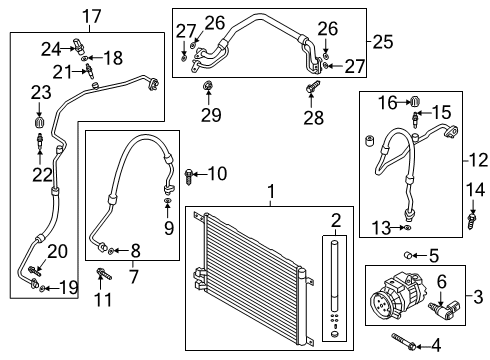 2023 Volkswagen Arteon Pressure Sensor Diagram for 4H0-959-126-C