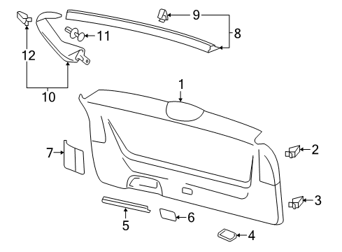 2021 Volkswagen Atlas Interior Trim - Lift Gate