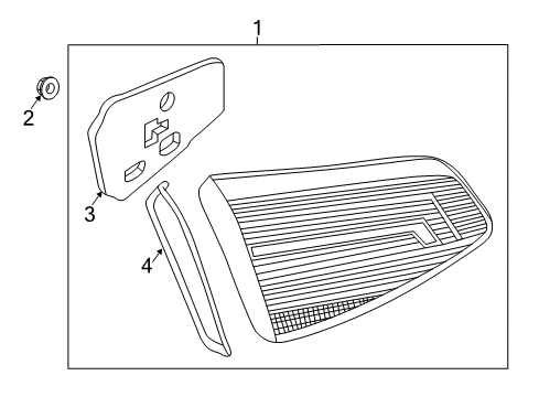 2021 Volkswagen GTI Backup Lamps