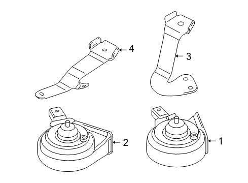 2011 Volkswagen Jetta Horn Diagram 2