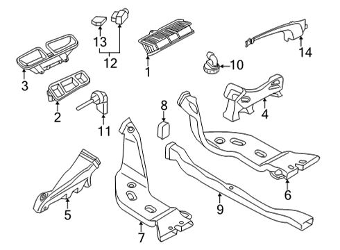 2021 Volkswagen Golf Cover Diagram for 5G1-815-159-B
