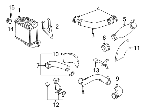 2005 Volkswagen Jetta Intercooler
