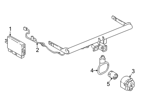 2023 Volkswagen Atlas Cross Sport Electrical Components Diagram 5