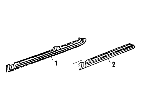 1984 Volkswagen Rabbit Rocker Panel
