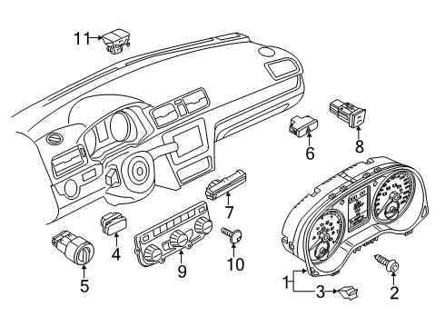 2021 Volkswagen Passat Instruments & Gauges