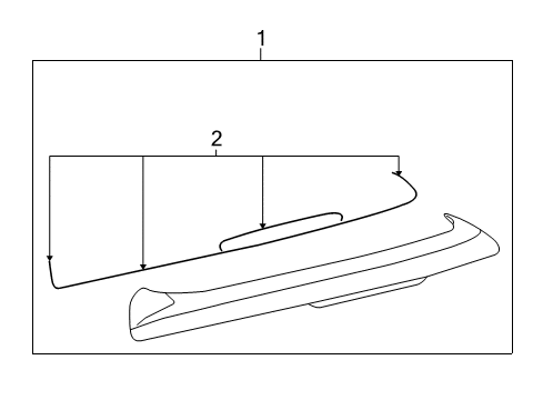 2006 Volkswagen Rabbit Rear Spoiler
