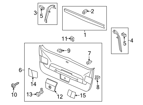 2021 Volkswagen GTI Interior Trim - Lift Gate