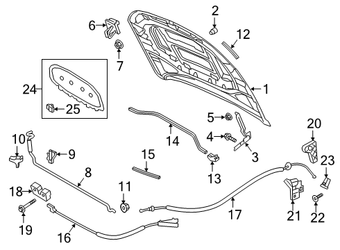 2022 Volkswagen Jetta Hood & Components