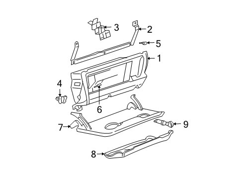 2002 Volkswagen Jetta Glove Box