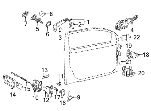 2010 Volkswagen Jetta Keyless Entry Components