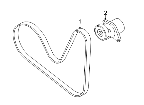 2024 Volkswagen GTI Belts & Pulleys