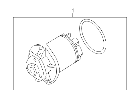 2006 Volkswagen Rabbit Water Pump
