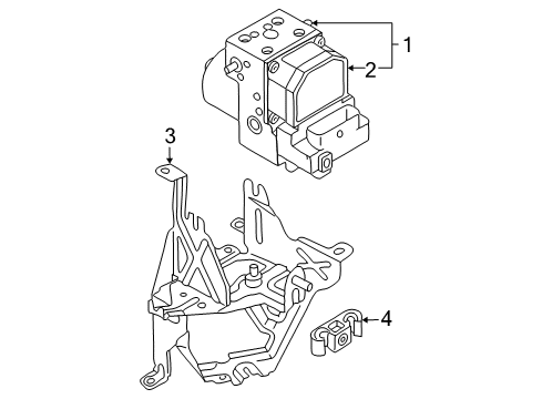 2002 Volkswagen Passat ABS Components