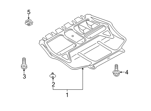 2006 Volkswagen Rabbit Splash Shields