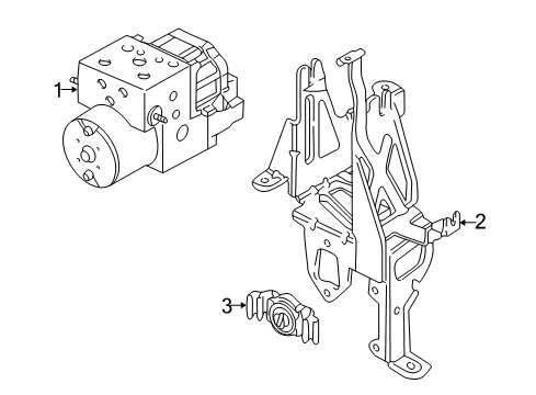 1999 Volkswagen Passat ABS Components